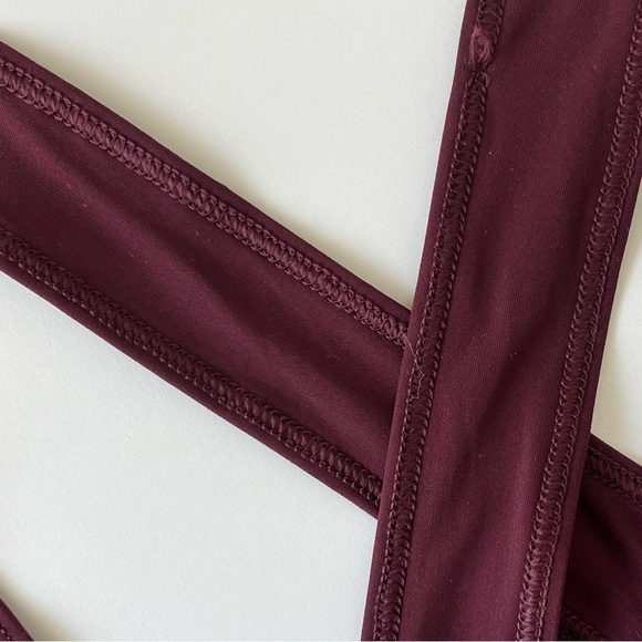 Lululemon Call It A Tie Workout Tank Garnet Red NWT - Picture 9 of 9